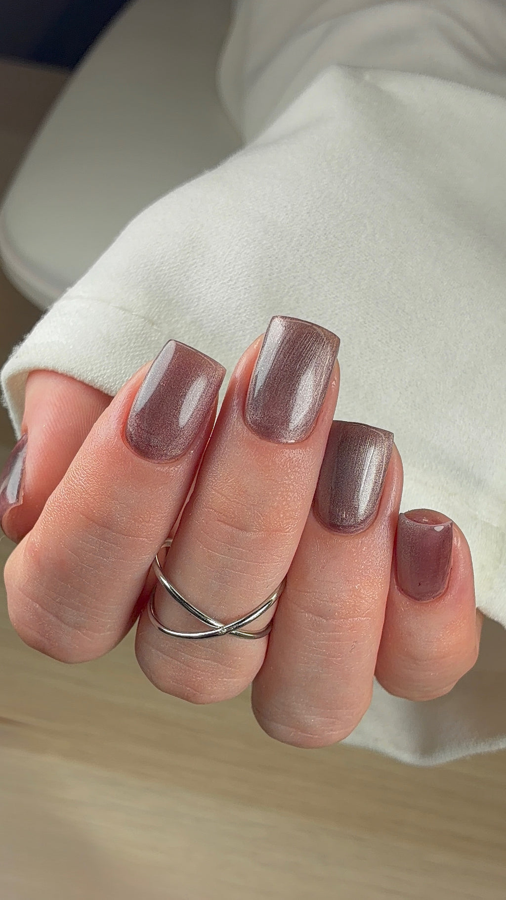 Dual Form Manicure + Square Shape